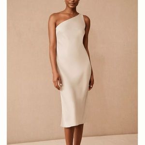 Anthropologie cream colored dress brand new.